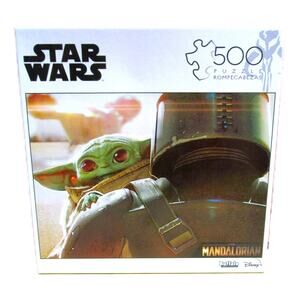 Star Wars Jigsaw Puzzle the Mandalorian with Baby Yoda 500 Pieces 21x25 inches
